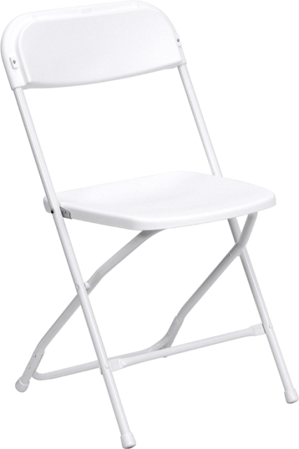 Plastic Folding Chairs White